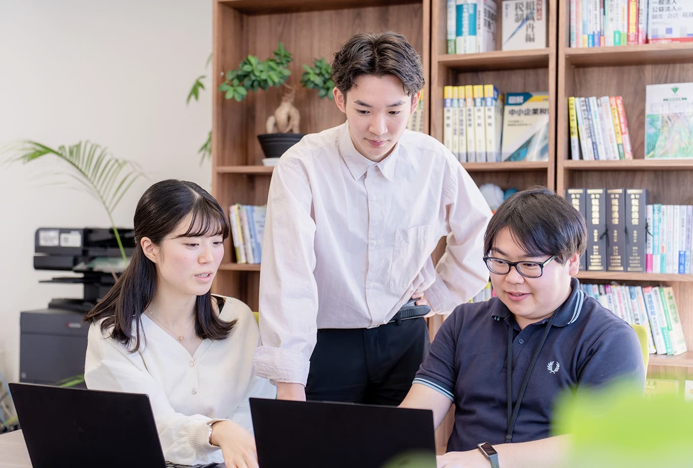 業務中のbestaxスタッフ